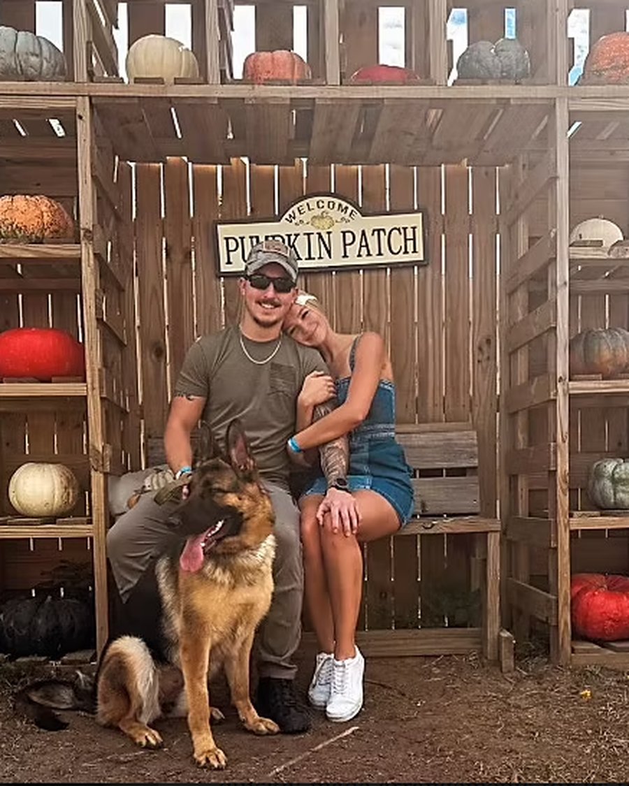 A VST German Shepherd puppy going home with their family